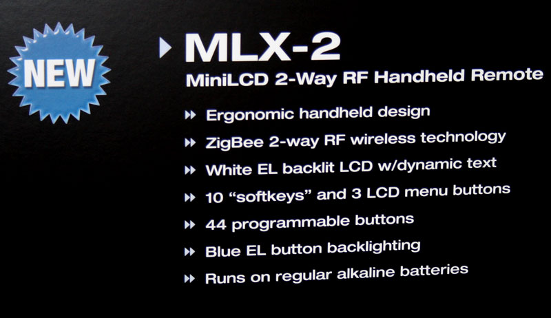 Illustration for article titled Crestron Rolls Out MLX-2 Two-Way ZigBee RF Remote